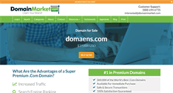 Desktop Screenshot of domaens.com